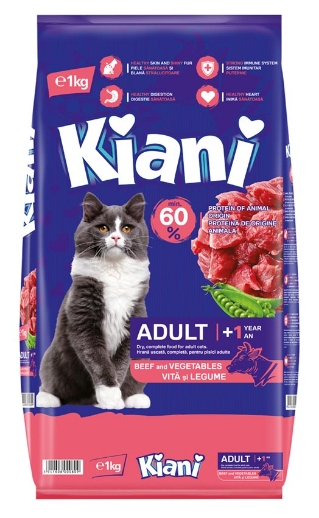 KIANI Adult with BEEF and VEGETABLES (+1year)